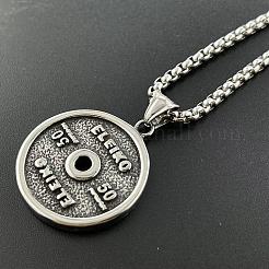 Винтажные мужские подвески-штанги для спортзала из нержавеющей стали 304 FT9457