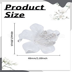 1 шт. брошь-булавка в виде цветка со стразами&nbsp;JEWB-LP0006-09