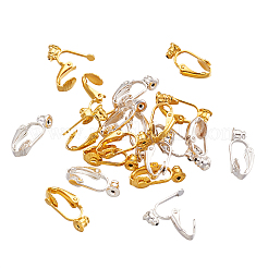 Латунь клип на серьги конвертер KK-TA0007-43