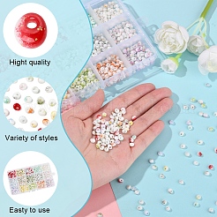 127.5 г 15 цвета краски для выпечки стеклянные бусины SEED-FS0001-40