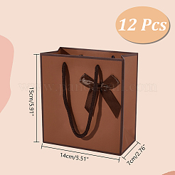 Прямоугольные бумажные пакеты для хранения подарков с ручкой&nbsp;CARB-WH0017-13C