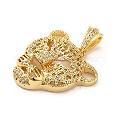 Покрытие стойки латунь микропаве прозрачные подвески из кубического циркония KK-A206-08A-G