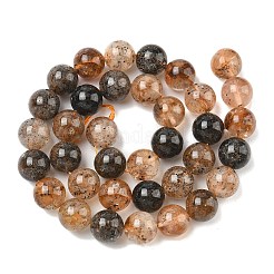 Нити натуральных алмазных бусин херкимер G-Z115-C01-10mm