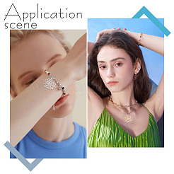 60 шт. 2 стиля долговечных латунных подвесок с покрытием&nbsp;KK-HY0003-73