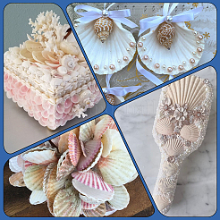 Natürliches Jakobsmuschel-Schale-DIY-Dekorations-Bastelmaterial&nbsp;SHEL-SP0001-01B
