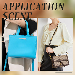 24 комплект 2-х цветных декоративных застежек из цинкового сплава для сумок&nbsp;FIND-WR0010-66