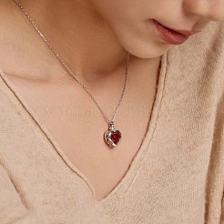 Colliers avec pendentif en 925 argent sterling&nbsp;NJEW-L179-03P