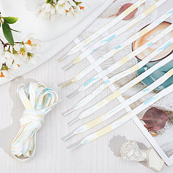 3 пара 3-х плоских гладких полиэстеровых шнурков в стиле тай-дай FIND-GF0004-70A