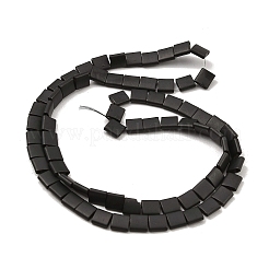 Гальванические нити матовых немагнитных синтетических гематитовых бусин&nbsp;G-G089-B01-16