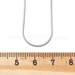 Женские ожерелья-змейки из нержавеющей стали 304&nbsp;STAS-O037-59P