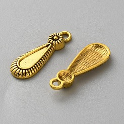 Cabochonfassung aus Legierung im tibetischen Stil für Emaille-Anhänger&nbsp;FIND-WH0152-855B-AG