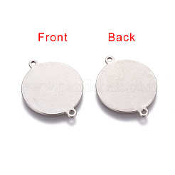 Устойчивые к потускнению 201 нержавеющая сталь штампованные пустые бирки звенья соединители&nbsp;X-STAS-T008-180