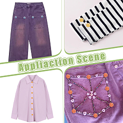 360 шт. 12-х цветные акриловые и смоляные кнопки&nbsp;DIY-ME0001-75