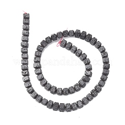 Бусы из натуральной лавы G-F740-13