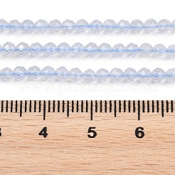 Natürlichen blauen Chalcedon Perlen&nbsp;G-P618-3mm-02