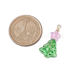 Звездные прозрачные стеклянные подвески PALLOY-JF02751