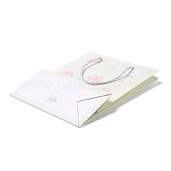 Rettangolo con sacchetti di carta a motivo floreale&nbsp;CARB-F008-01C
