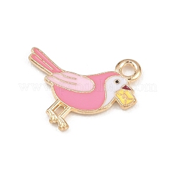 Подвески из сплава с эмалью ко дню святого валентина&nbsp;ENAM-I084-01KCG-06