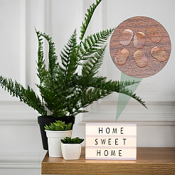 60 шт прозрачные акриловые двухсторонние клейкие наклейки&nbsp;LS-FIND-WH0290-41A