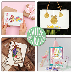 Углеродистая сталь разрезает трафареты DIY-WH0309-1836