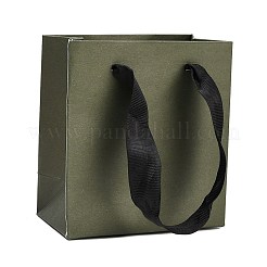 Geschenktüten aus Papier mit Henkeln aus Schleifen&nbsp;ABAG-K004-05