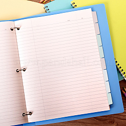 48 шт. 3-цветные полипропиленовые пластиковые листы-разделители для индексов DIY-DC0003-82