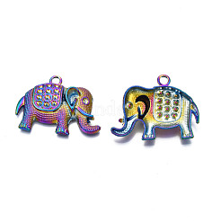 Supports de strass pendentif en alliage de couleur arc-en-ciel&nbsp;PALLOY-N156-192