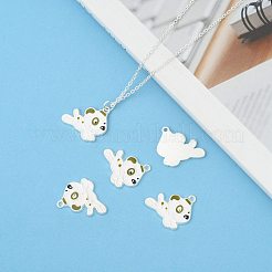 Подвески для щенков из сплава эмали&nbsp;EA514Y-1