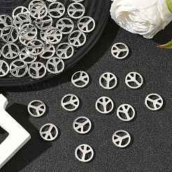 Сплавочные овальные бусины тибетского стиля &nbsp;X-TIBEB-A14187-AS-RS