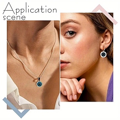 40шт 4 цвета стеклянные бусины&nbsp;GLAA-YW0005-44