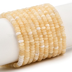 Fili di perline giada gialla naturale&nbsp;GG-NH0014-B02