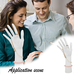 Полипропиленовый женский манекен правая рука держатель дисплея часов ODIS-WH0017-067