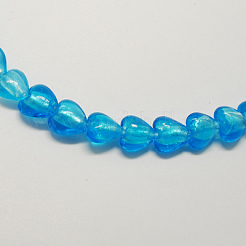 Perline di vetro murano fatto a mano&nbsp;X-FOIL-R050-15x10mm-14