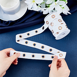 10 ярд хлопчатобумажных лент с латунными люверсами OCOR-PH0002-18B