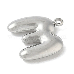 Подвески с инициалами из нержавеющей стали 304 STAS-S186-12M-P