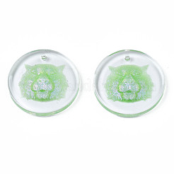 Прозрачные смоляные подвески&nbsp;RESI-N030-007C