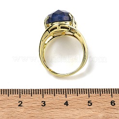 Anneaux ouverts de manchette en laiton&nbsp;RJEW-D347-03G-18