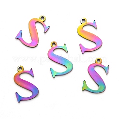 Ионное покрытие(ip) 304 нержавеющая сталь алфавитные подвески STAS-H122-S-M