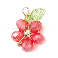 7шт стеклянные подвески&nbsp;PALLOY-JF04732