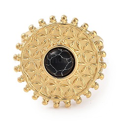 Ионное покрытие (IP) кольцо из нержавеющей стали 304&nbsp;RJEW-B059-05G-05