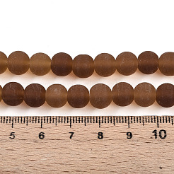 Прозрачные стеклянные бусины GLAA-T032-T8mm-MD23