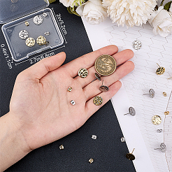 Фурнитура для сережек-гвоздиков из нержавеющей стали 304&nbsp;EJEW-BBC0001-65A