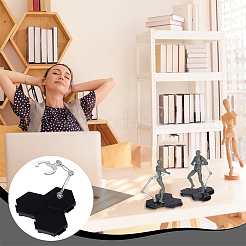 Actionfiguren-Displayhalter aus Kunststoff mit Standfuß&nbsp;AJEW-WH0816-211C