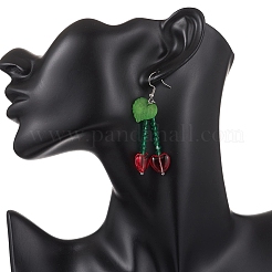 Серьги-подвески из нержавеющей стали 304 в форме сердца&nbsp;EJEW-JE06705