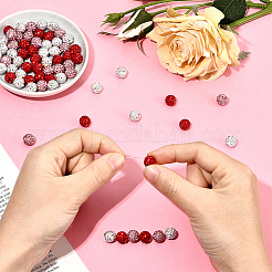 90 шт. 3 вида бусин в виде диско-шара RB-LT0001-01C