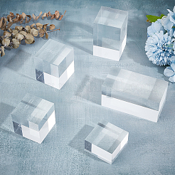 5 pedestal de exhibición de acrílico de 5 estilos para joyería&nbsp;ODIS-BC0001-20B