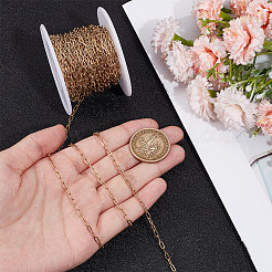 10м вакуумное покрытие pvd нержавеющая сталь 304 цепи-скрепки CHS-BBC0001-07