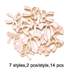 14шт 7 стиля сплава эмалевые подвески&nbsp;ENAM-FP0002-82