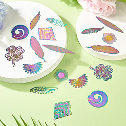 18 шт. 9 стиля подвески из нержавеющей стали 201&nbsp;STAS-TA0002-89