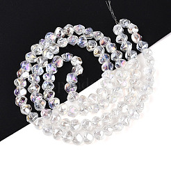 Гальванизируйте прозрачное стекло бисер нитей&nbsp;EGLA-N017-05A-A01